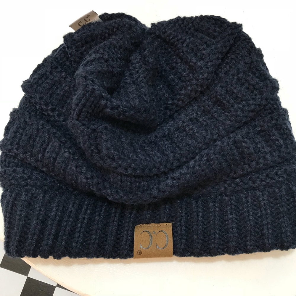Original C.C. Knit Beanie Navy - Picture 3 of 4